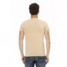 Maglietta in cotone beige - L