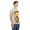 Maglietta in cotone beige - 3XL