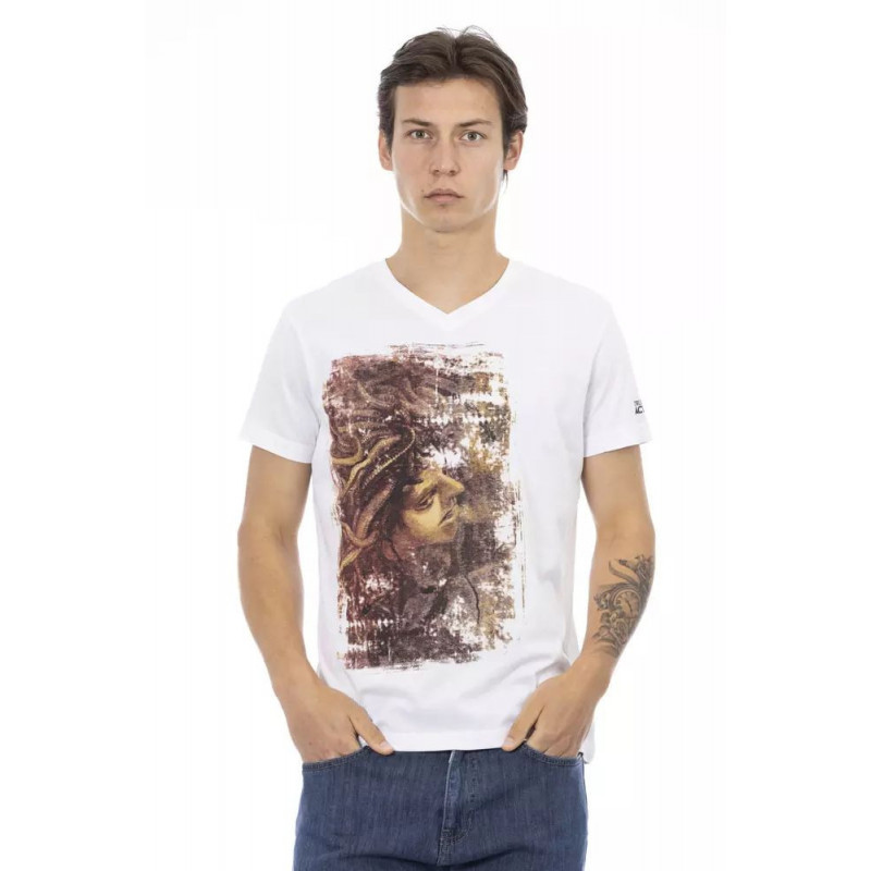 Maglietta in cotone bianco - XXL