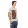 Maglietta in cotone beige - L