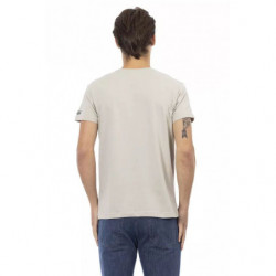 Maglietta in cotone beige - L