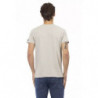Maglietta in cotone beige - L