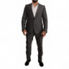 Abito completo slim fit MARTINI grigio metallizzato - IT50 - L