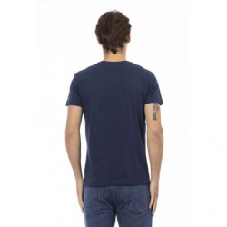Maglietta in cotone blu - 3XL