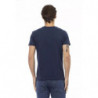 Maglietta in cotone blu - 3XL
