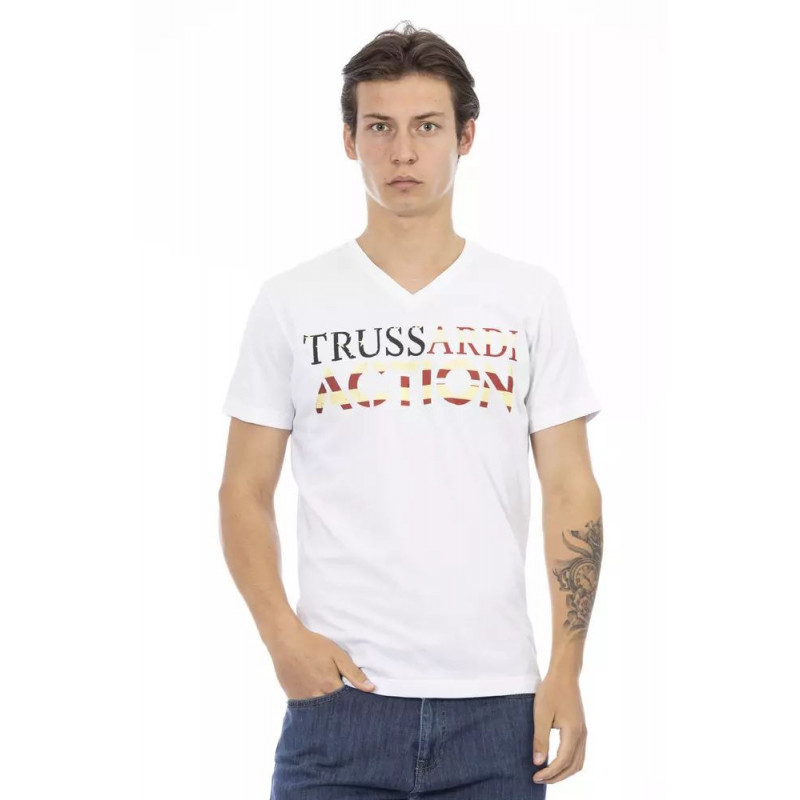 Maglietta in cotone bianco - XXL