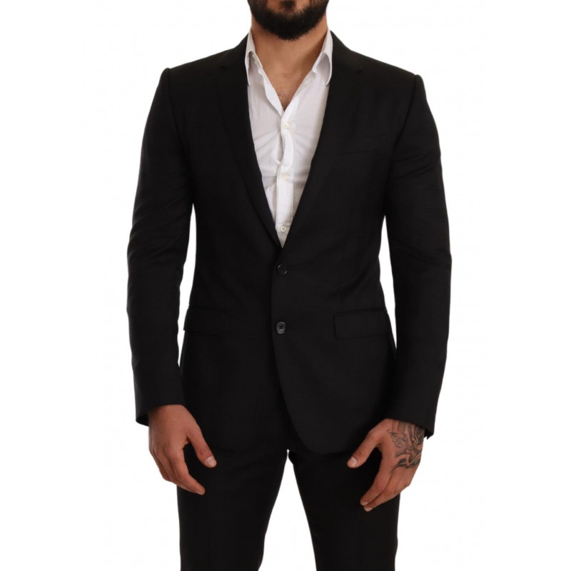 Abito 2 pezzi MARTINI SLIM FIT a quadri neri - IT46 - S