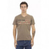 Maglietta in cotone marrone - 3XL