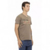 Maglietta in cotone marrone - 3XL