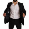 Abito 2 pezzi MARTINI SLIM FIT a quadri neri - IT48 - M