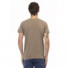 Maglietta in cotone marrone - L