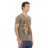 Maglietta in cotone marrone - 3XL