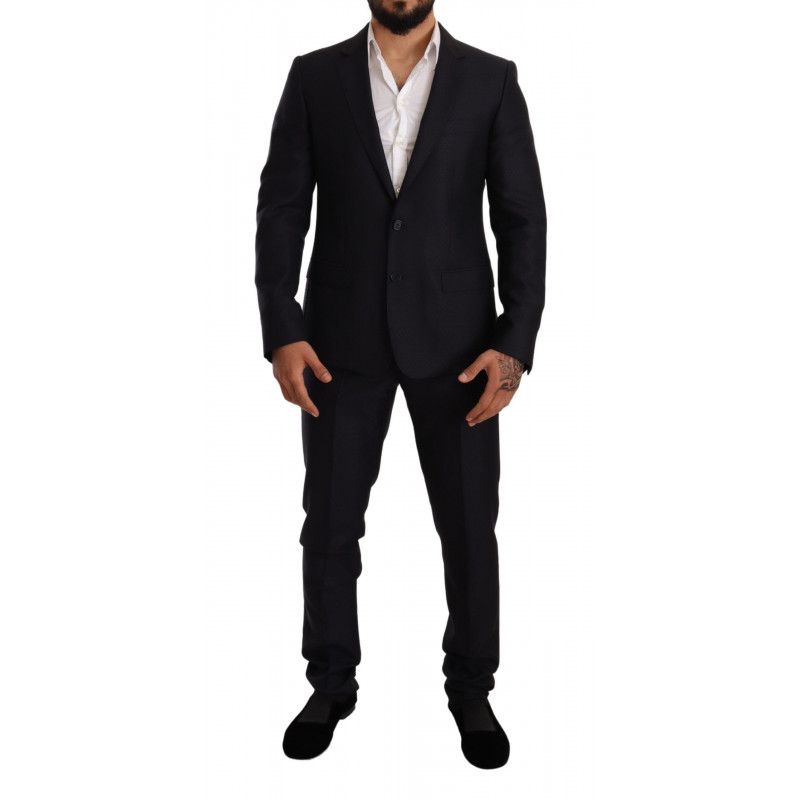 Abito 2 pezzi MARTINI SLIM FIT con motivo blu - IT50 - L