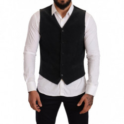 Gilet monopetto in cotone...