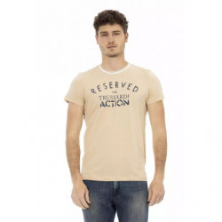 Maglietta in cotone beige - M