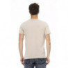 Maglietta in cotone beige - 3XL