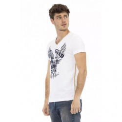 Maglietta in cotone bianco - XXL