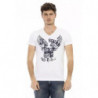 Maglietta in cotone bianco - L