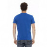 Maglietta in cotone blu - L
