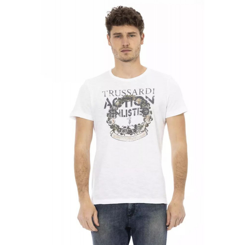 Maglietta in cotone bianco - XXL