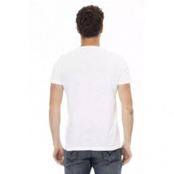 Maglietta in cotone bianco - XL