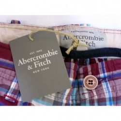 Abercrombie & Fitch - Shorts Bermuda - Taglia M - Rosso