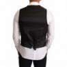 Abito gilet formale in lana nera - IT50 - L
