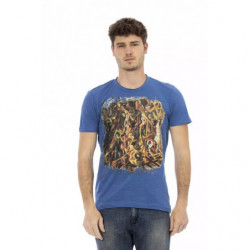 Maglietta in cotone blu - 3XL