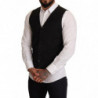 Abito gilet formale in lana nera - IT50 - L