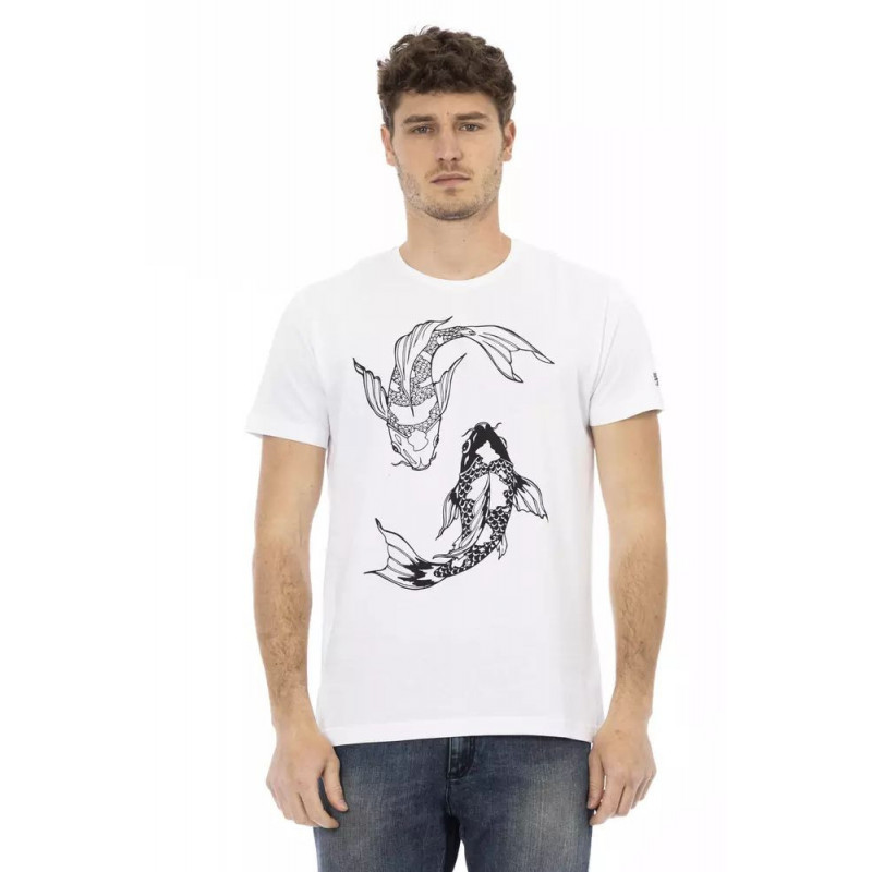 Maglietta in cotone bianco - L