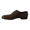 Scarpe Oxford in pelle di lucertola marrone - EU45/US12