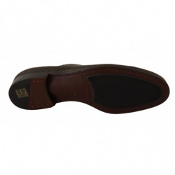Scarpe Oxford in pelle di lucertola marrone - EU45/US12