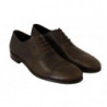 Scarpe Oxford in pelle di lucertola marrone - EU45/US12