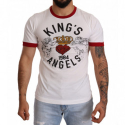 T-shirt bianca in cotone...
