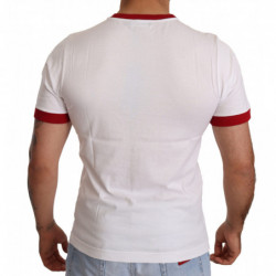 T-shirt bianca in cotone con stampa Kings Angels - IT44 - XS