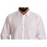 Camicia MARTINI da uomo slim fit in cotone bianco - IT44 - 3XL