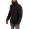 Maglione pullover dolcevita in misto lana grigia - IT46 - S