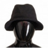 Cappello Cappello Fedora Trilby in lana vergine grigia - 57 CM-S