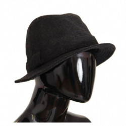 Cappello Cappello Fedora Trilby in lana vergine grigia - 57 CM-S