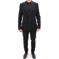 Abito slim fit doppiopetto...