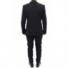 Abito slim fit doppiopetto a righe nere - IT54 - XL