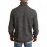 Maglione pullover in cashmere grigio con collo alto - IT48 - M