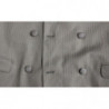 Abito slim fit doppiopetto a righe nere - IT54 - XL