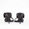 Sandali neri con fibbia con tacco - EU36/US6
