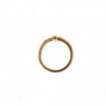 Anello in oro 925 con croce trasparente CZ - EU54 - US7
