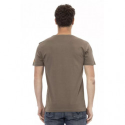 Maglietta in cotone marrone - L