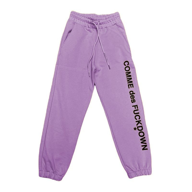 Jeans e pantaloni in cotone viola - S
