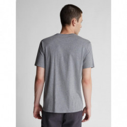 T-shirt in cotone grigio - M