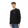 Maglione in cotone nero - XXL
