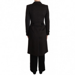 Giacca applicazioni stemma lana grigia cashmere - IT36 - XS